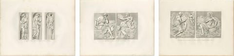 French Renaissance Relief Sculptures, Château d’Écouen Engravings, 1803, view 5