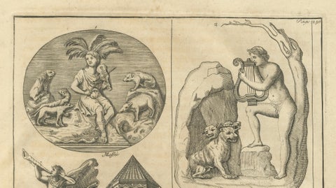 Monumental Classical Sculpture Studies, Montfaucon Antiquity Explained, 1721, close-up 3