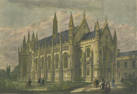 Wilson Hall, Melbourne University, Australia, Gothic Revival Landmark, 1879, close-up 3