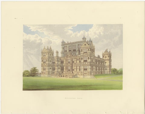 Victorian Country House Views, Trentham, Wollaton, Inveraray, Fountains, c.1850, view 3