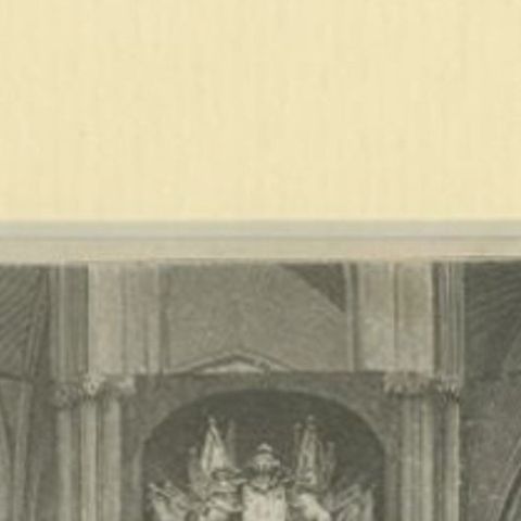 Antique Print of the Tomb of Michiel De Ruyter, C.1900, close-up 1