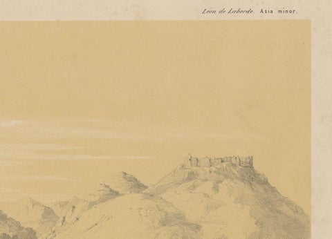 Selefke, Views of the Basilica and Citadel in Cilicia, Asia Minor by de Labode, close-up 1