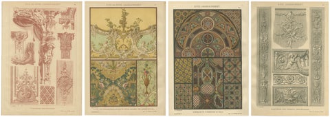Set of Four German Renaissance Prints by H. Dolmetsch, Ornamentenschatz, c. 1887, view 6