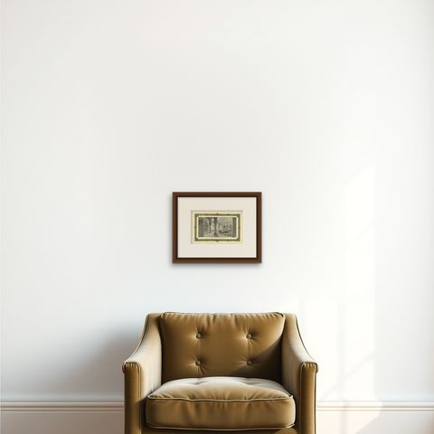 Interior of the Directors Parlour, Bank of England: A Neoclassical Financial Hub, shown framed on a wall, true to size