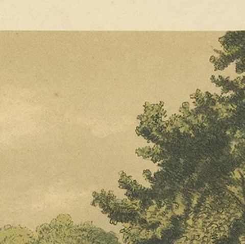 Antique Print of a Residential House in Surabaya by M.T.H. Perelaer, 1888, close-up 1