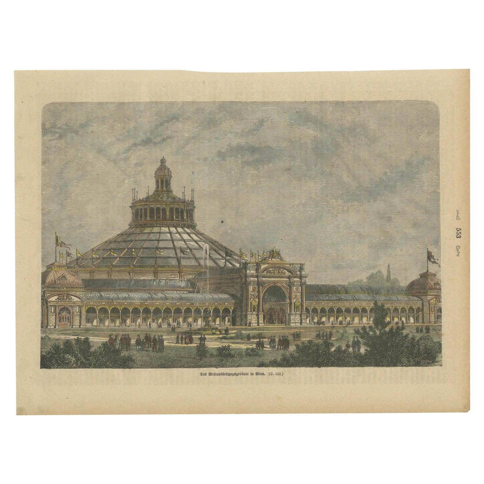 Das Weltausstellungsgebäude in Wien, The Vienna Exhibition Hall, 1873