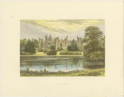 Victorian Country House Views, Trentham, Burghley, Alton Towers, ca.1850, view 6