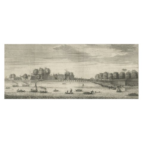 The Castle of Batavia (Jakarta) in the Dutch East Indies (Indonesia), 1726