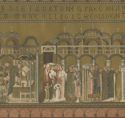 Pl. 30 Antique Print of a Mosaic of the Basilica of San Marco '1881', view 4