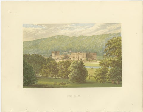 Victorian Country House Views, Harewood, Chatsworth, Windsor Castle, ca.1850, view 5