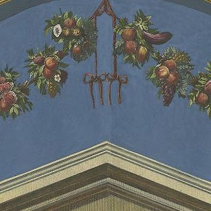 Large Decorative Antique Print of a Fresco in the Vatican by Ottaviani, ca. 1775, close-up 1