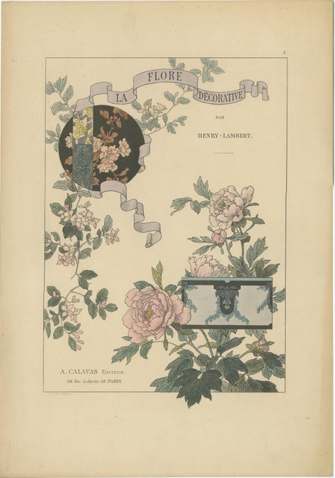 La Flore Décorative The Art Nouveau Celebration of Nature and Ornament in 1896, view 6