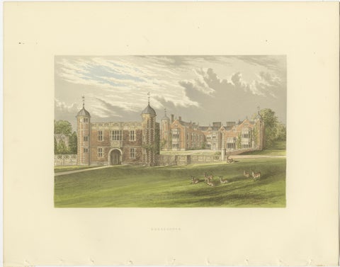 Victorian Country House Views, Trentham, Burghley, Alton Towers, ca.1850, view 3