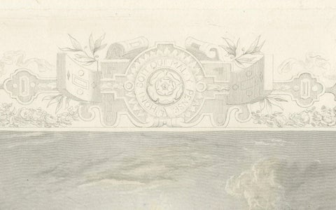 Antique engraving of Windsor Bridge on the Thames, Tombleson, c.1832 to 1834, close-up 3