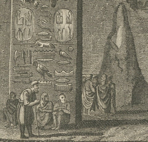 Echoes of Thebes: The Luxor Palace Ruins in Upper Egypt, 1801, close-up 2