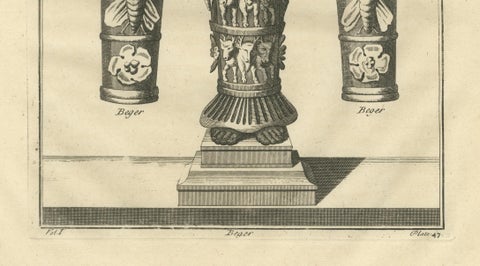 Diana of the Ephesians Antique Engraving, Montfaucon Antiquité Expliquée 1721, close-up 5