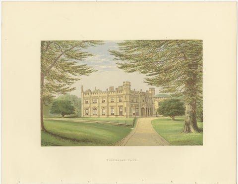 Victorian Country House Lithographs– Garnstone, Knowsley, Eaton, Holme Lacy 1850, view 4
