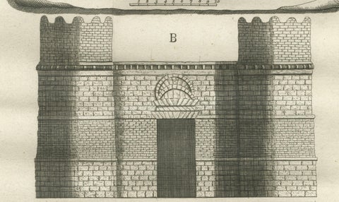 Gate and Door of an Ancient Palace in Cairo, Architectural Study, Egypt, 1776, close-up 4