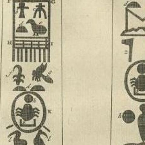 Antique Print of the Obelisk at Helopolis, Egypt, 1773, close-up 2