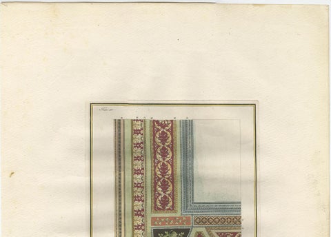 Antique Architecture Print of Ornaments 'Tav. IV' by Albertolli, view 2