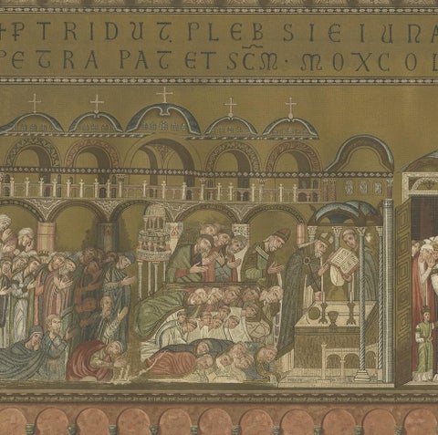 Pl. 30 Antique Print of a Mosaic of the Basilica of San Marco '1881', view 3