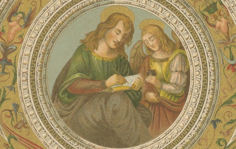 Italian Renaissance Ceiling Paintings from Ornamentenschatz, 1887, close-up 4