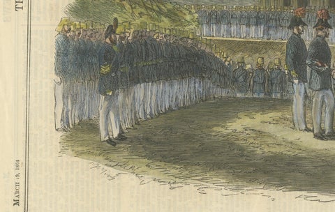 The Government House in Perth, Western Australia, Illustrated London News, 1864, close-up 1