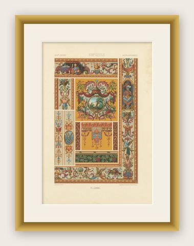 18th Century French Decorative Panels, Neoclassical and Chinoiserie Motifs, shown framed