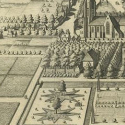 Antique Print of the Heerlijkheid Nisse Estate by Smallegange, 1696, close-up 2