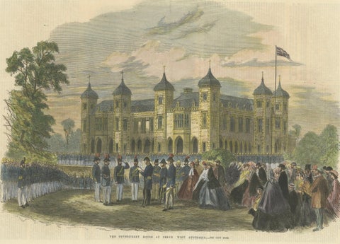 The Government House in Perth, Western Australia, Illustrated London News, 1864, close-up 4