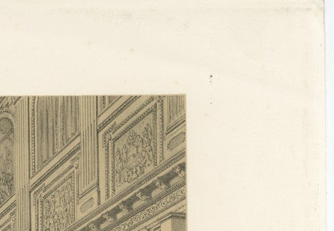 Basilica of Santa Maria Maggiore Interior, Rome, Benoist 1869 Lithograph, close-up 3