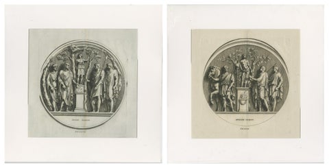 Grand Roman Relief Engravings after Antique Sculpture, Montfaucon 1721, view 3