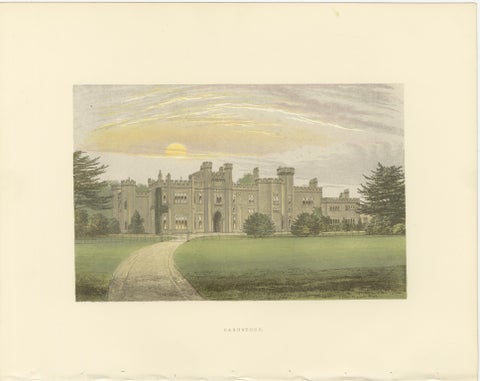 Victorian Country House Lithographs– Garnstone, Knowsley, Eaton, Holme Lacy 1850, view 2