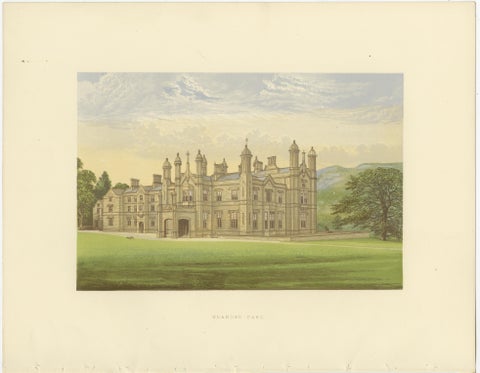 Victorian Estate Views, Scone Palace, Witley Court, Glanusk Park, ca.1850, view 5