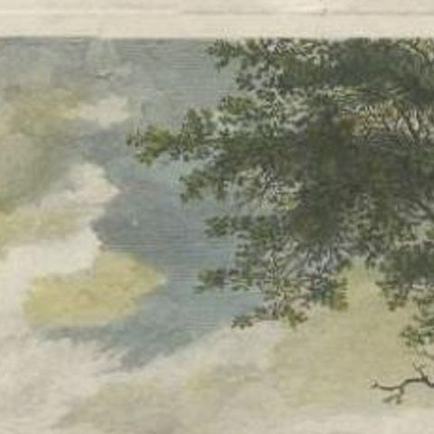 Antique Print with a view of Chateau Rijswijk by Bacheley, 1773, close-up 1