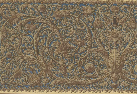 17th Century Decorative Motifs, Baroque Ornamentation, Plate LXXIV, 1869, close-up 4