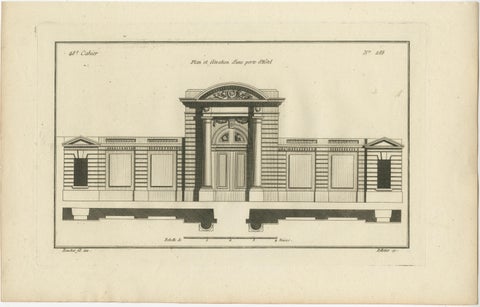 Neufforge's Engraved Gates Design: 18th-Century Designs, circa 1770, view 3