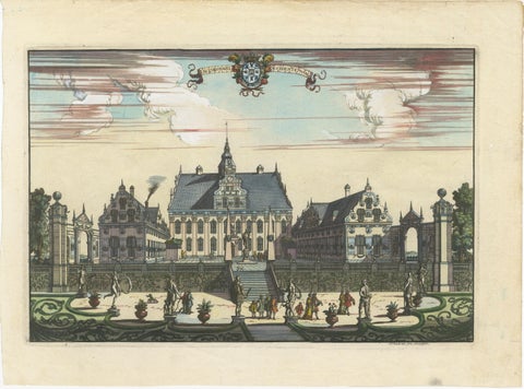 The Pastoral Elegance of Ulriksdal Castle by Herman Padtbrugge, ca.1685, view 2