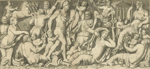 Monumental Classical Relief Frieze, Montfaucon Antiquity Explained, London 1721, close-up 4