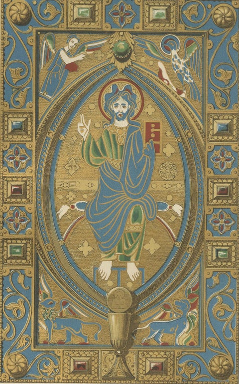 Set of 3 Byzantine Style Prints by H. Dolmetsch from Ornamentenschatz, 1887, close-up 4