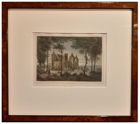 Nicely Framed View of Muiden Castle, the Netherlands, 1858, view 2