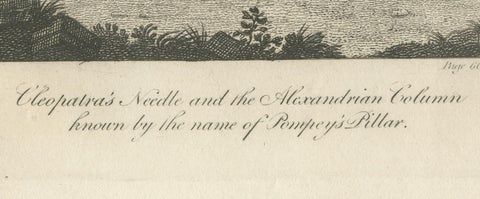 Cleopatra's Needle and Pompey's Pillar: Monuments of Ancient Alexandria, 1815, close-up 4