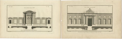 Neufforge's Engraved Gates Design: 18th-Century Designs, circa 1770, view 2