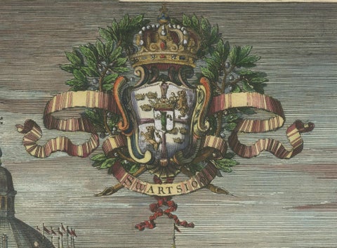 Baroque Majesty: A Vibrant Assembly at Svartsjö Castle in Sweden, 1693, close-up 6