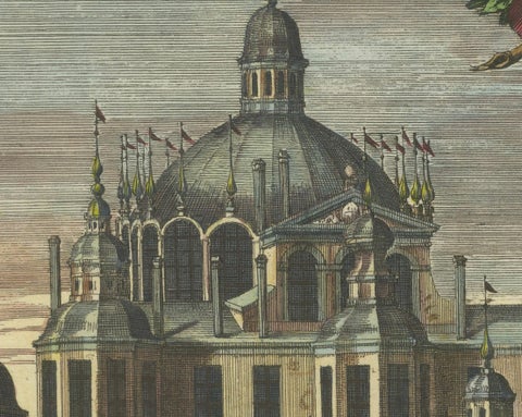Baroque Majesty: A Vibrant Assembly at Svartsjö Castle in Sweden, 1693, close-up 1