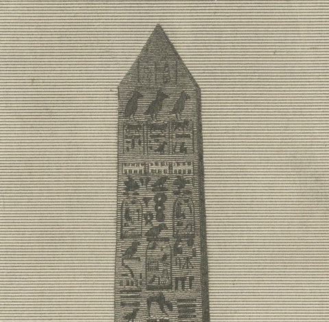 Cleopatra's Needle and Pompey's Pillar: Monuments of Ancient Alexandria, 1815, close-up 2