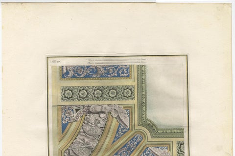Antique Architecture Print of Ornaments 'Tav. XIV' by Albertolli, view 2