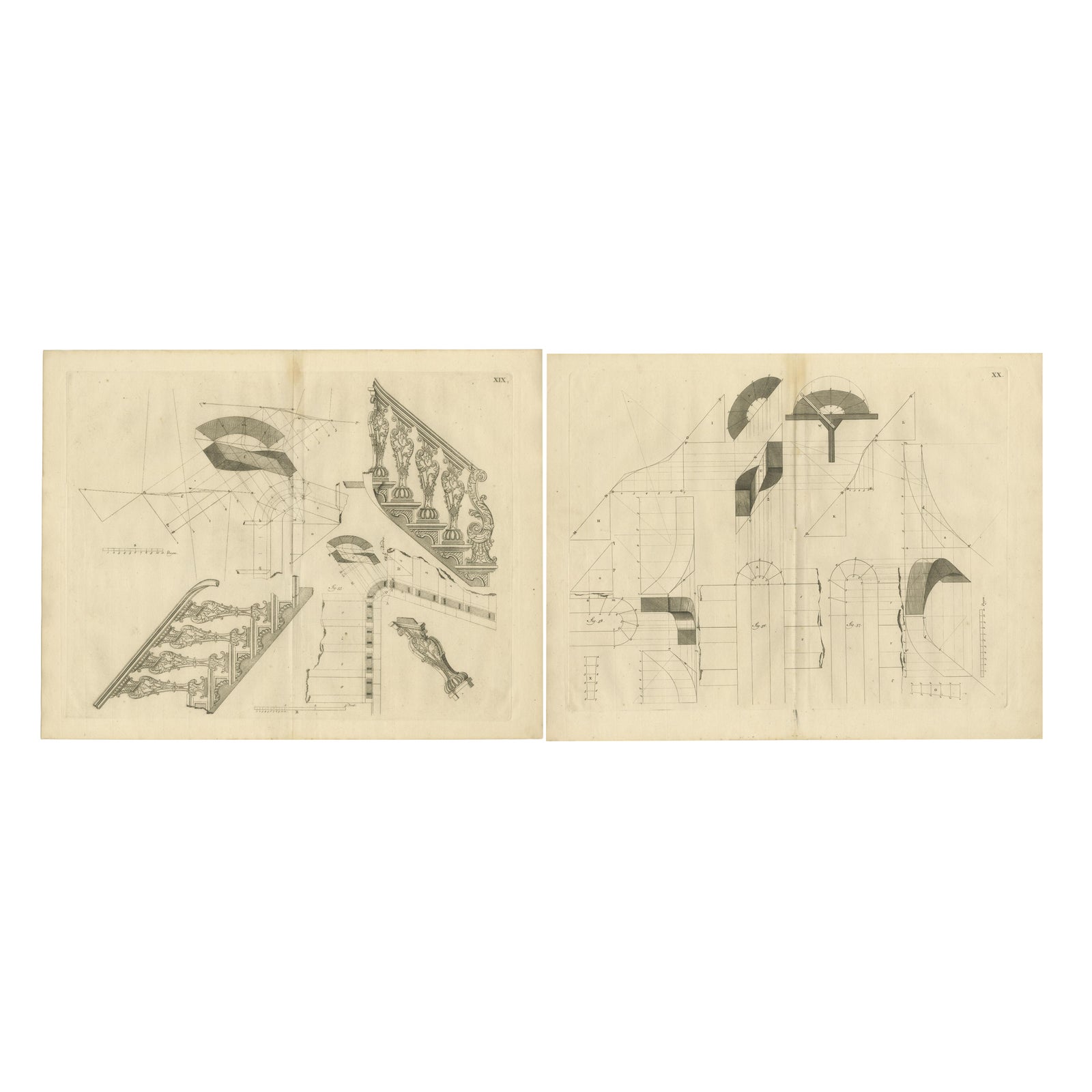 Architectural Grace: Van der Horst's Staircase Artistry, 1739