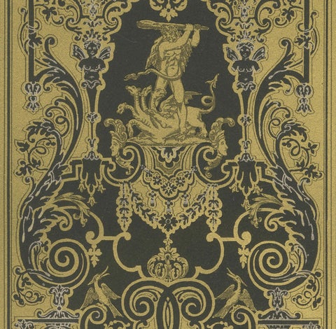 17th–18th Century French Decorative Panels, Gilded Scrollwork and Inlay, c.1869, close-up 5