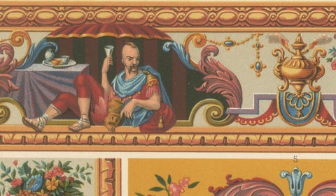 18th Century French Decorative Panels, Neoclassical and Chinoiserie Motifs, close-up 5